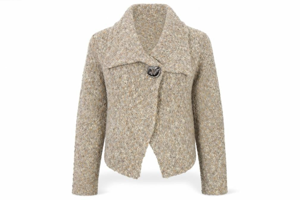 Kaliko Womens Brown  Knit Cardigan Jumper Size 12