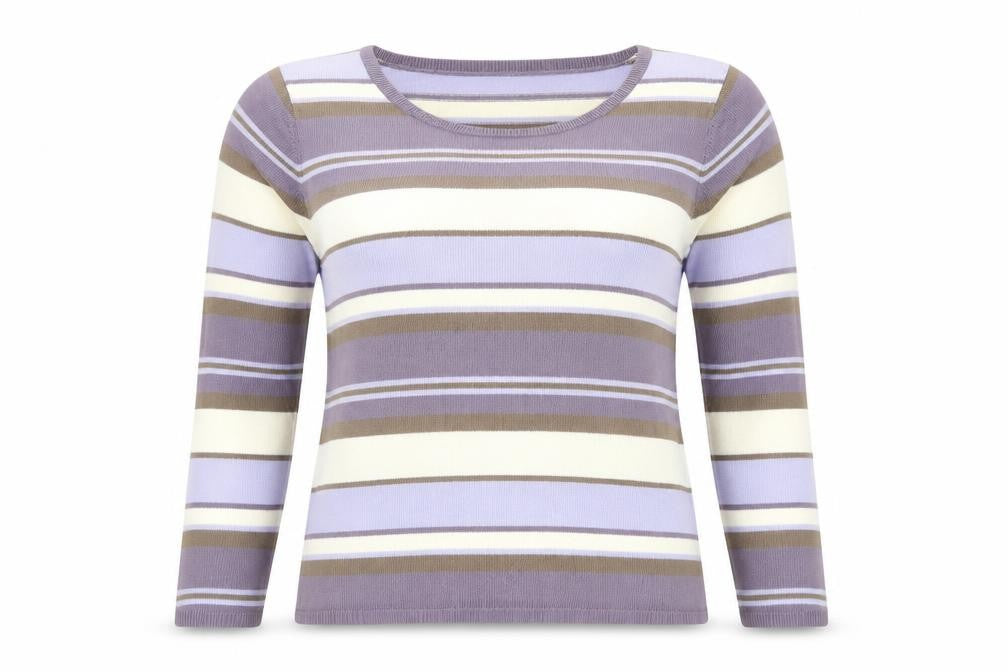Matalan Womens Multicoloured Striped  Pullover Jumper Size 14