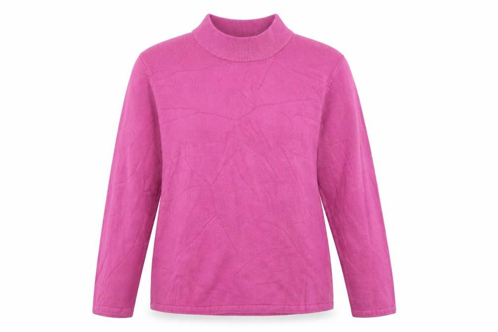 Bonmarché Womens Purple Knit Pullover Jumper Size XL