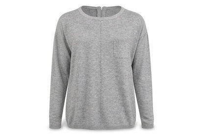 Next Womens Grey  Knit Pullover Jumper Size 6