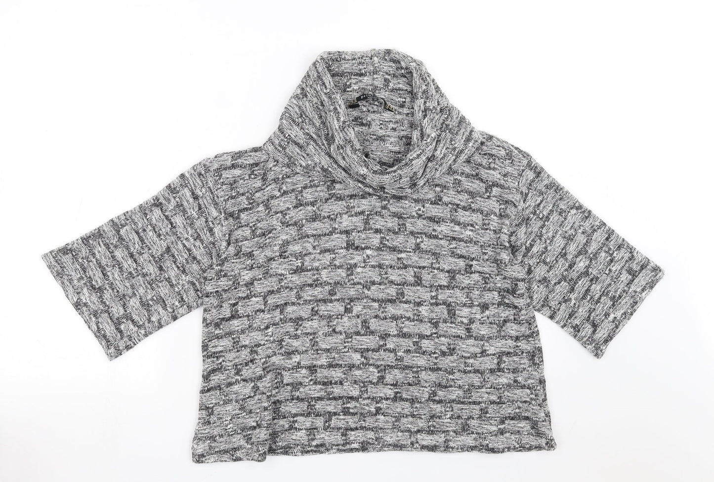 Principles Womens Grey  Knit Pullover Jumper Size 14