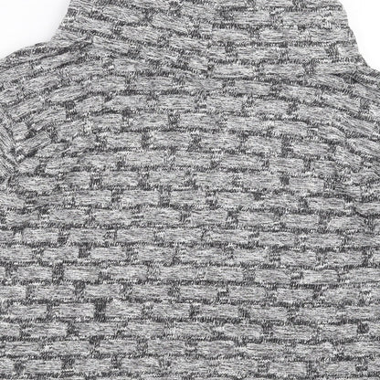 Brand and care label for Principles women’s grey knit jumper, size UK 14