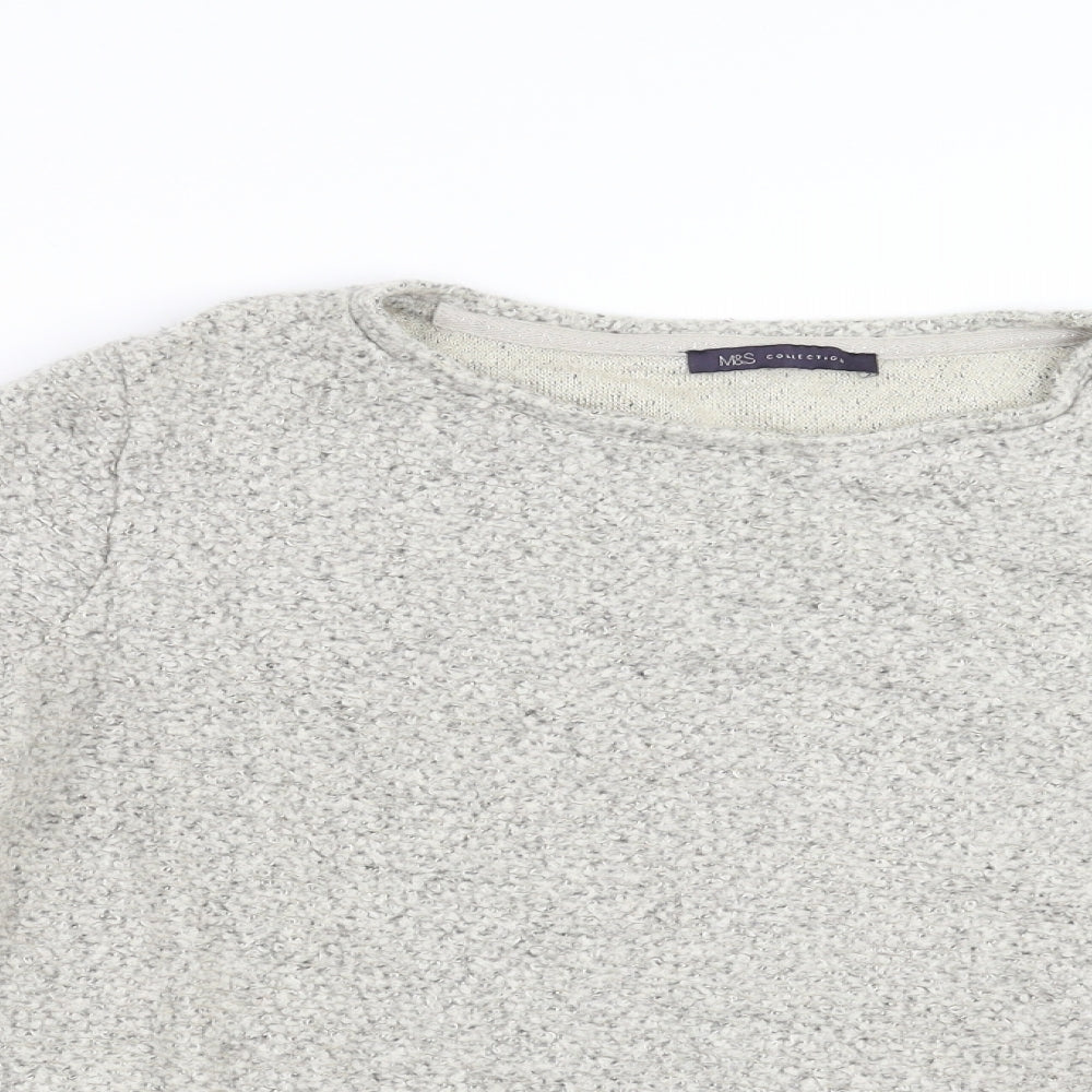 Marks and Spencer Womens Beige   Pullover Jumper Size 14