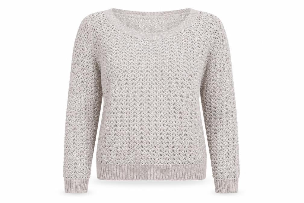NEXT Womens Grey   Pullover Jumper Size L  - sequins