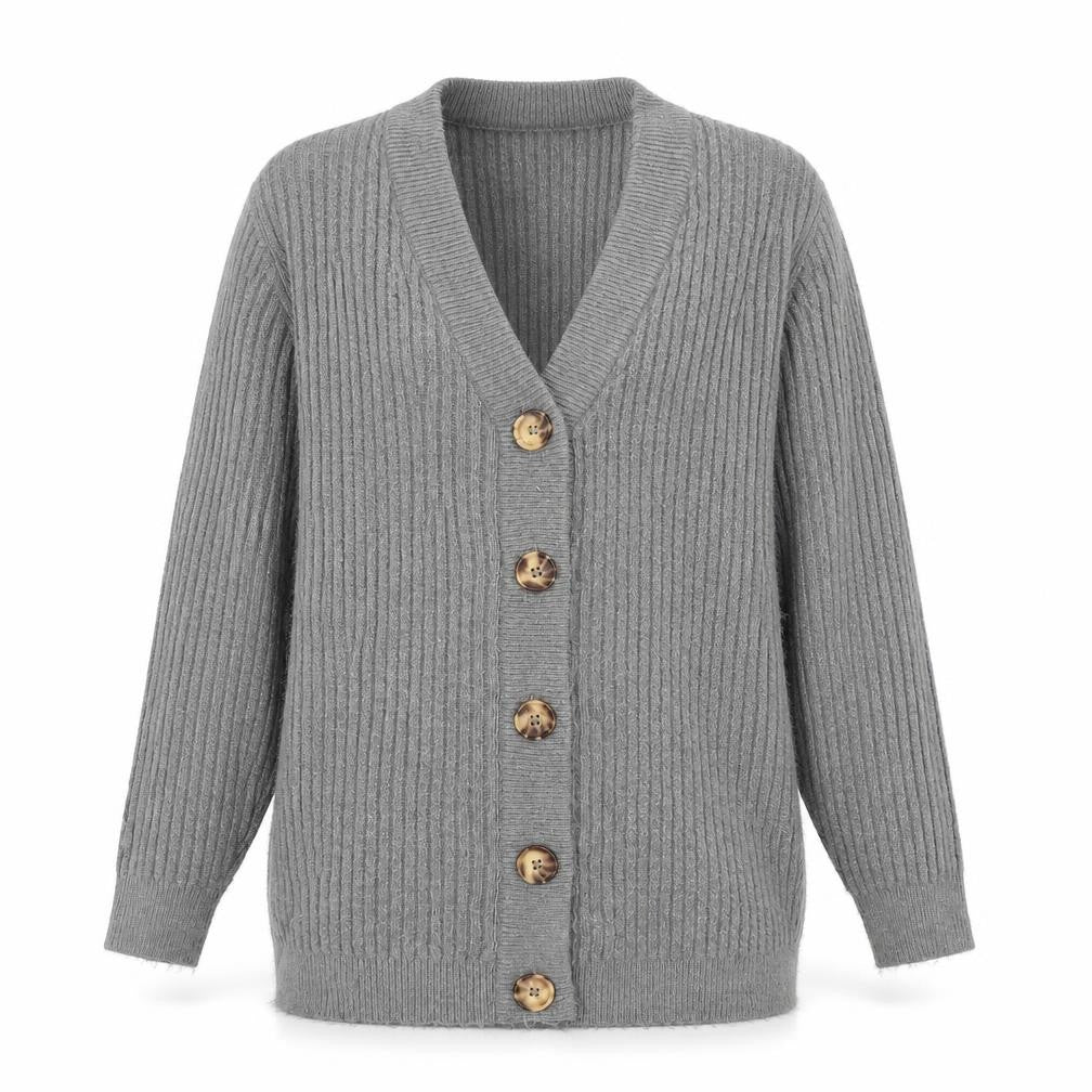 b.young Womens Grey   Cardigan Jumper Size M