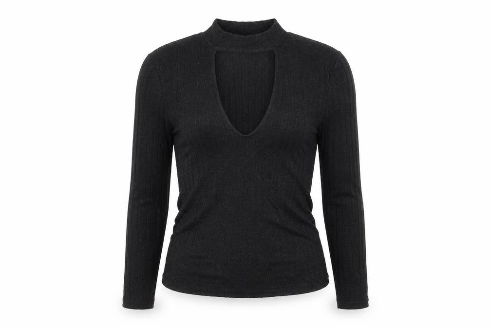 Divided by H&M Womens Black   Basic Blouse Size S