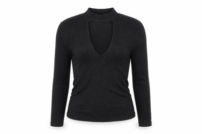 Divided by H&M Womens Black   Basic Blouse Size S