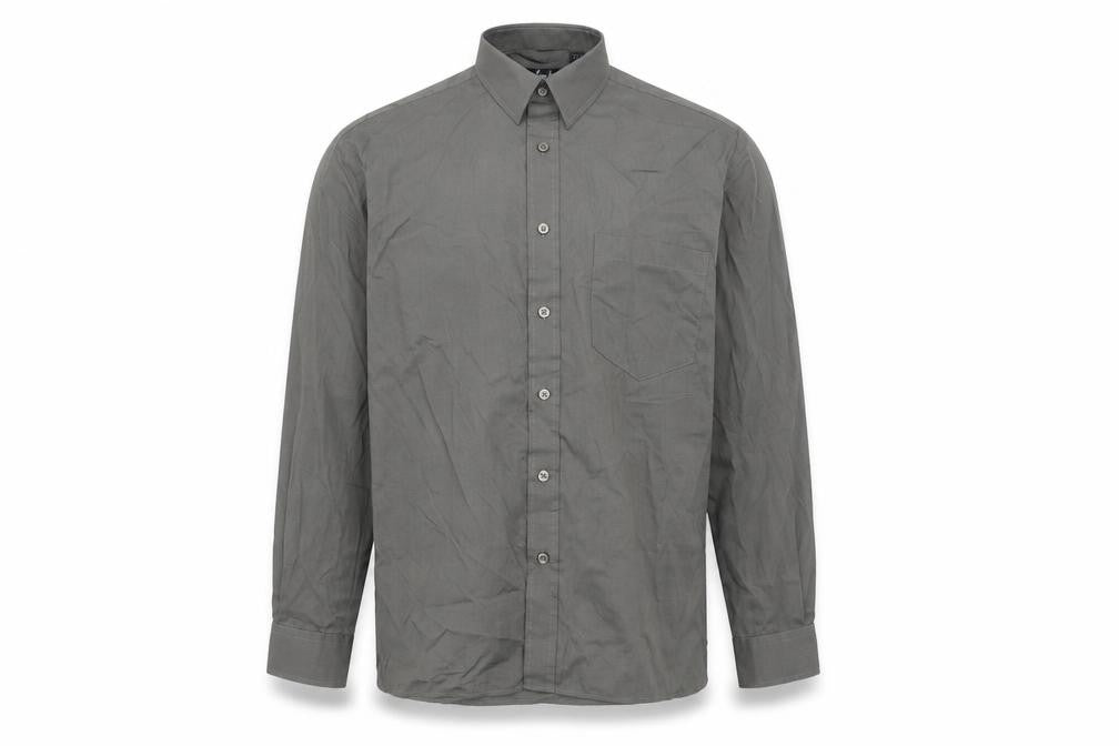 Premier Mens Grey    Button-Up Size 15  - easy care