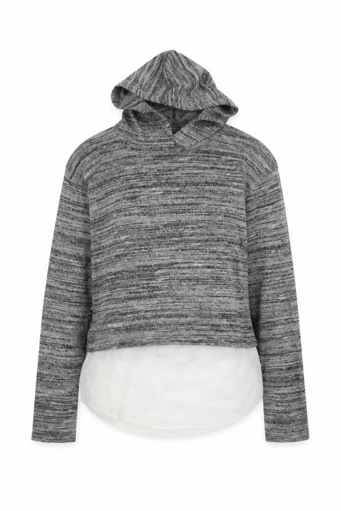 H&M Girls Grey   Basic Blouse Size 11 Years