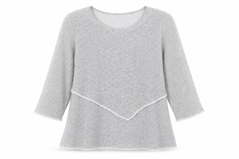 New York Womens Grey   Basic Blouse Size M