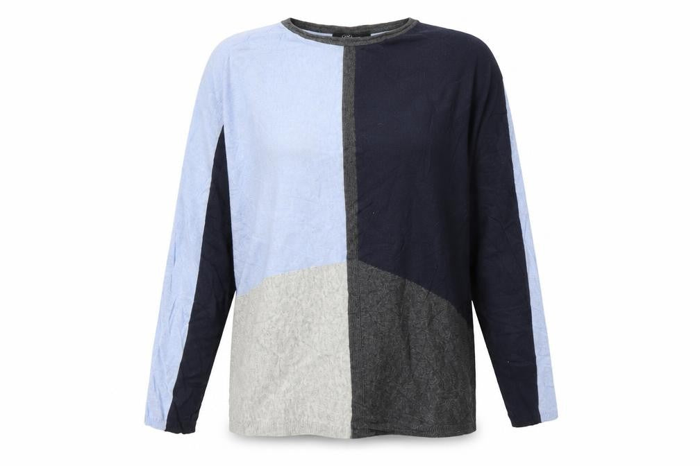 Leuzzi Womens Blue   Pullover Jumper Size 10