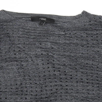 Next Womens Grey   Basic Blouse Size 8
