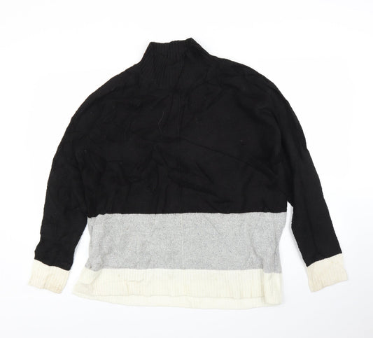 Oasis Womens Black   Pullover Jumper Size M