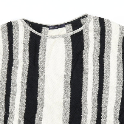 Marks & Spencer Womens Beige Striped  Pullover Jumper Size L