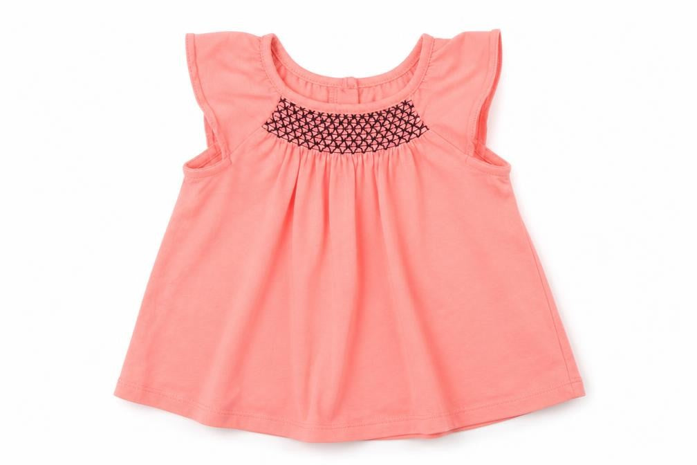 Savannah Girls Pink   Basic Blouse Size 9-12 Months