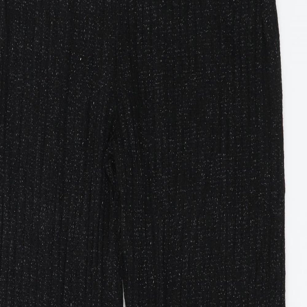 Zara  Womens Black   Trousers  Size S L21 in