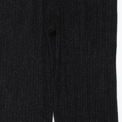 Zara  Womens Black   Trousers  Size S L21 in