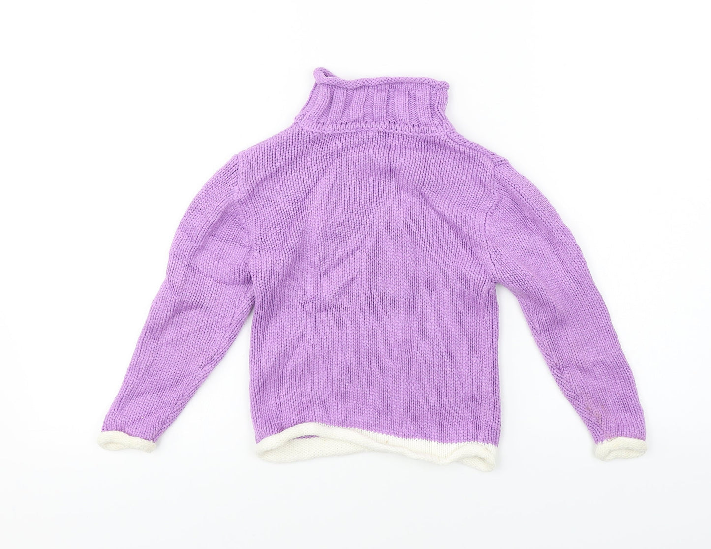 BHS  Girls Purple   Pullover Jumper Size 5 Years
