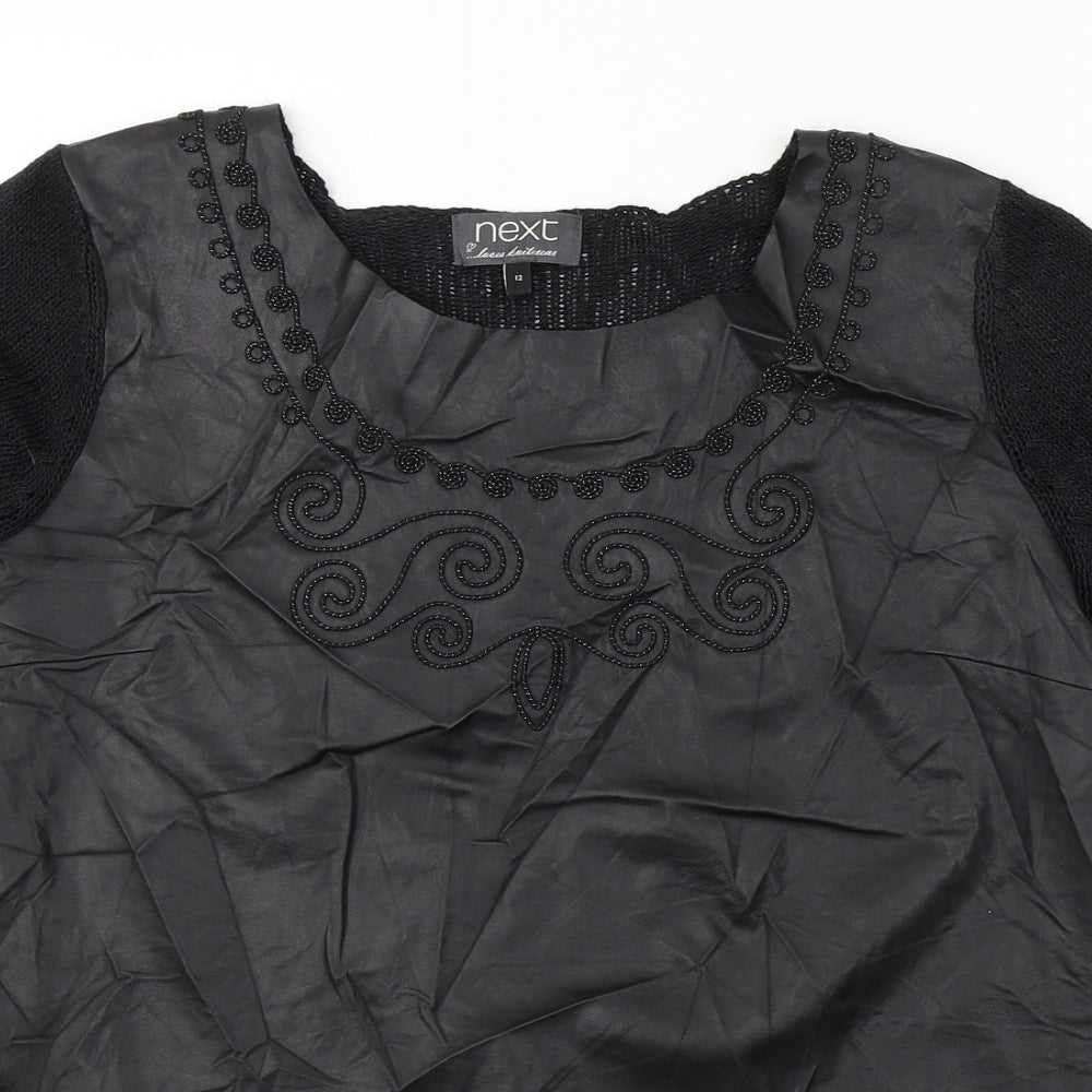 NEXT Womens Black   Basic T-Shirt Size 12