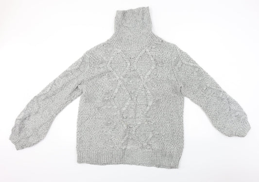 Papaya  Womens Grey   Pullover Jumper Size L