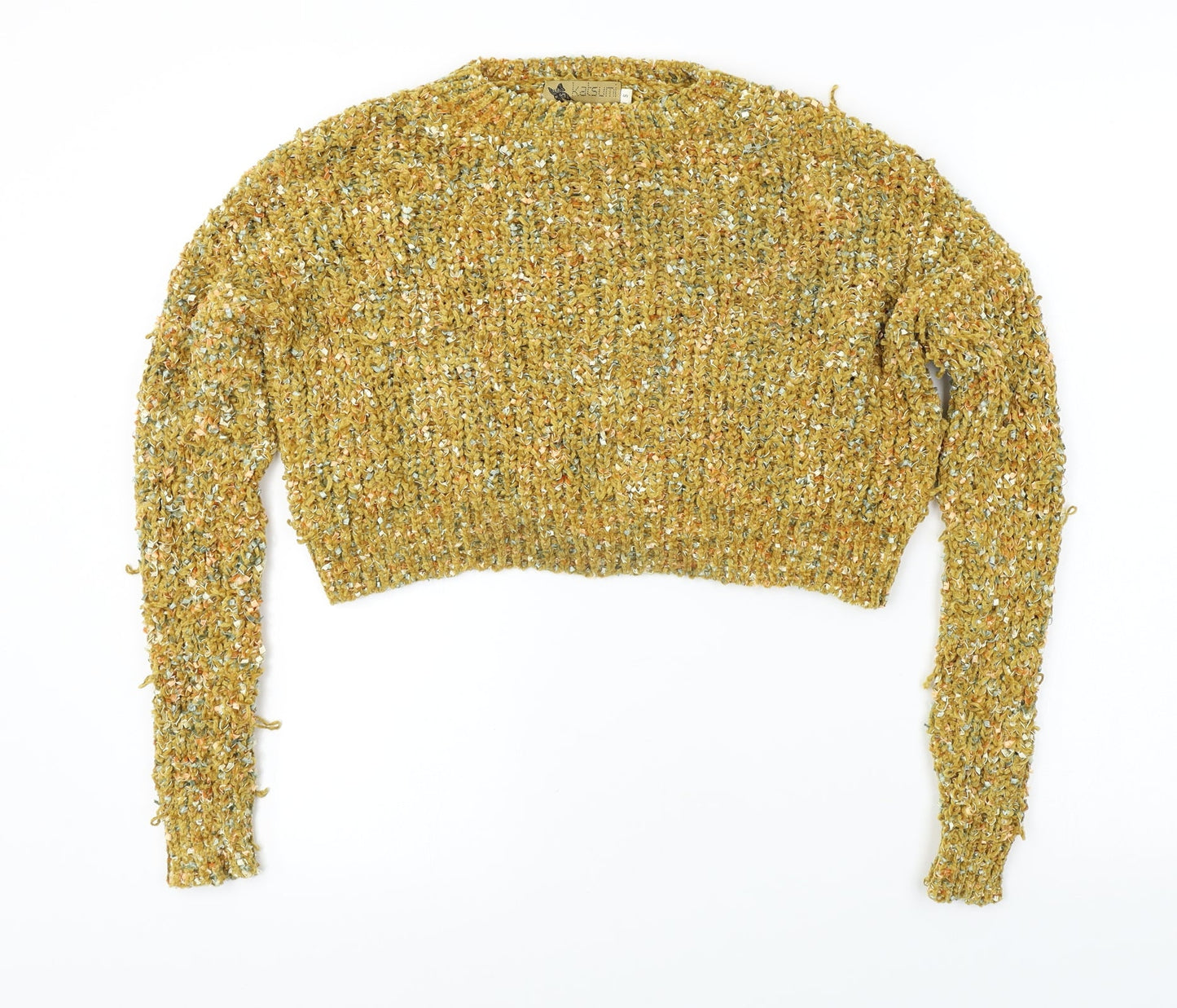 katsui  Womens Yellow   Pullover Jumper Size S