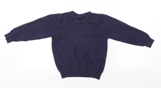 George  Girls Blue   Pullover Jumper Size 5-6 Years