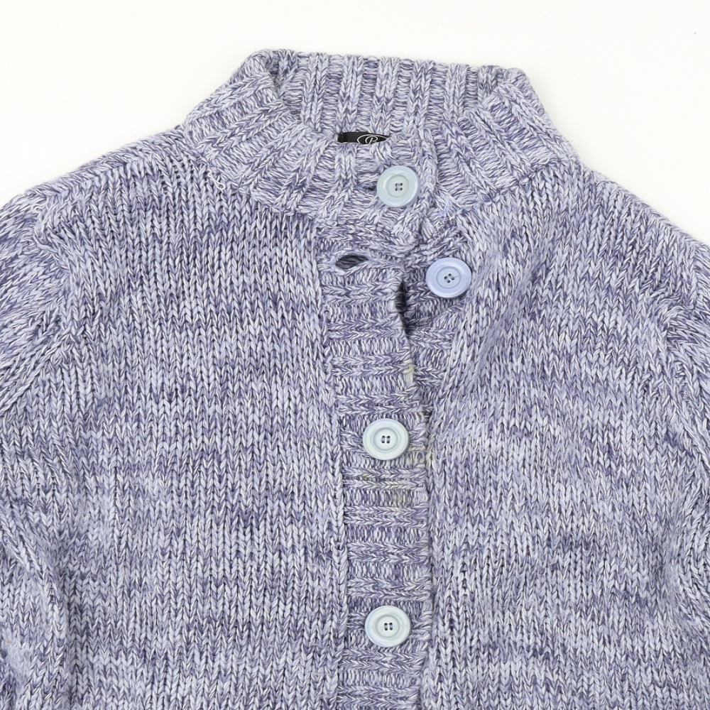 BM  Womens Blue   Cardigan Jumper Size XL