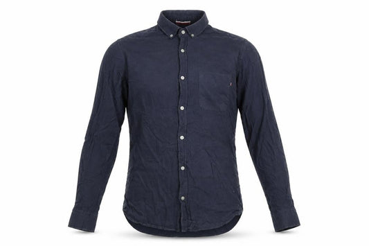 Brunswick Garments Mens Blue    Button-Up Size S