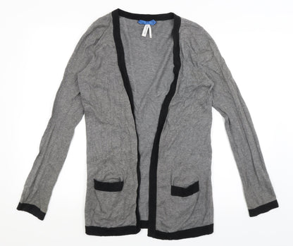 Next Womens Grey   Wrap Jumper Size 10
