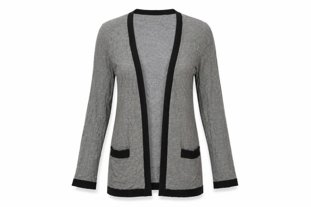 NEXT Womens Grey   Wrap Jumper Size 10