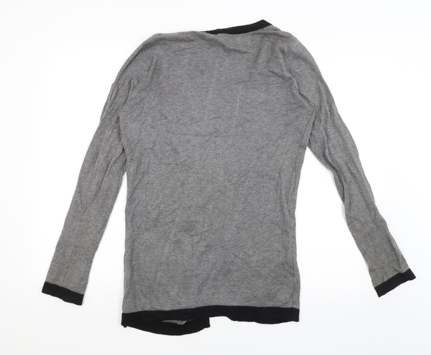 NEXT Womens Grey   Wrap Jumper Size 10