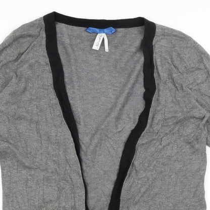 Next Womens Grey   Wrap Jumper Size 10