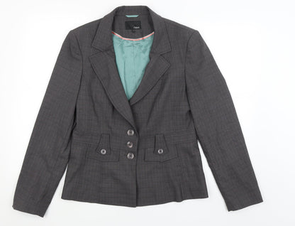 Next Womens Grey   Jacket Blazer Size 14