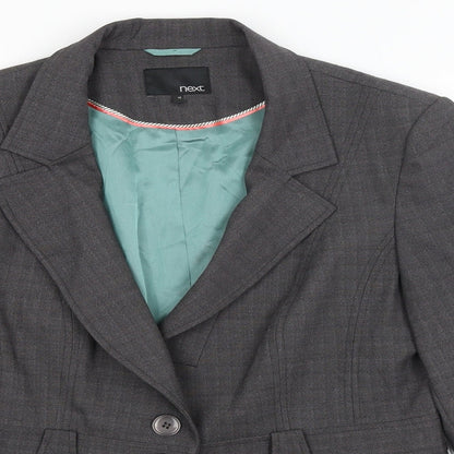 Next Womens Grey   Jacket Blazer Size 14