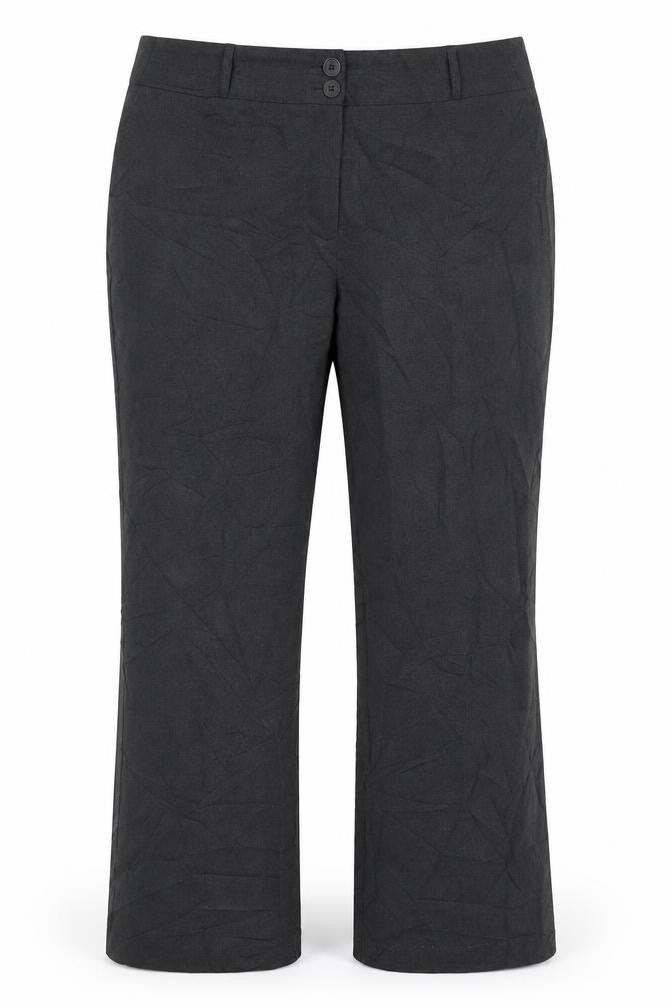 Front view of Papaya women’s grey trousers, size UK 18, 28-inch leg