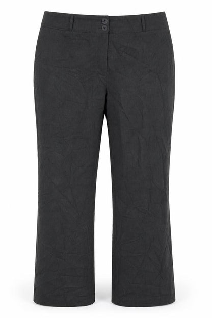 Front view of Papaya women’s grey trousers, size UK 18, 28-inch leg
