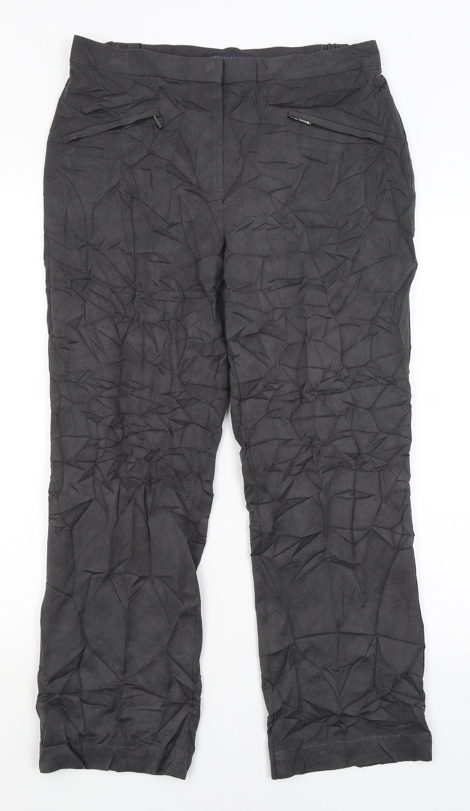 M&S Womens Black   Dress Pants Trousers Size 12 L26 in