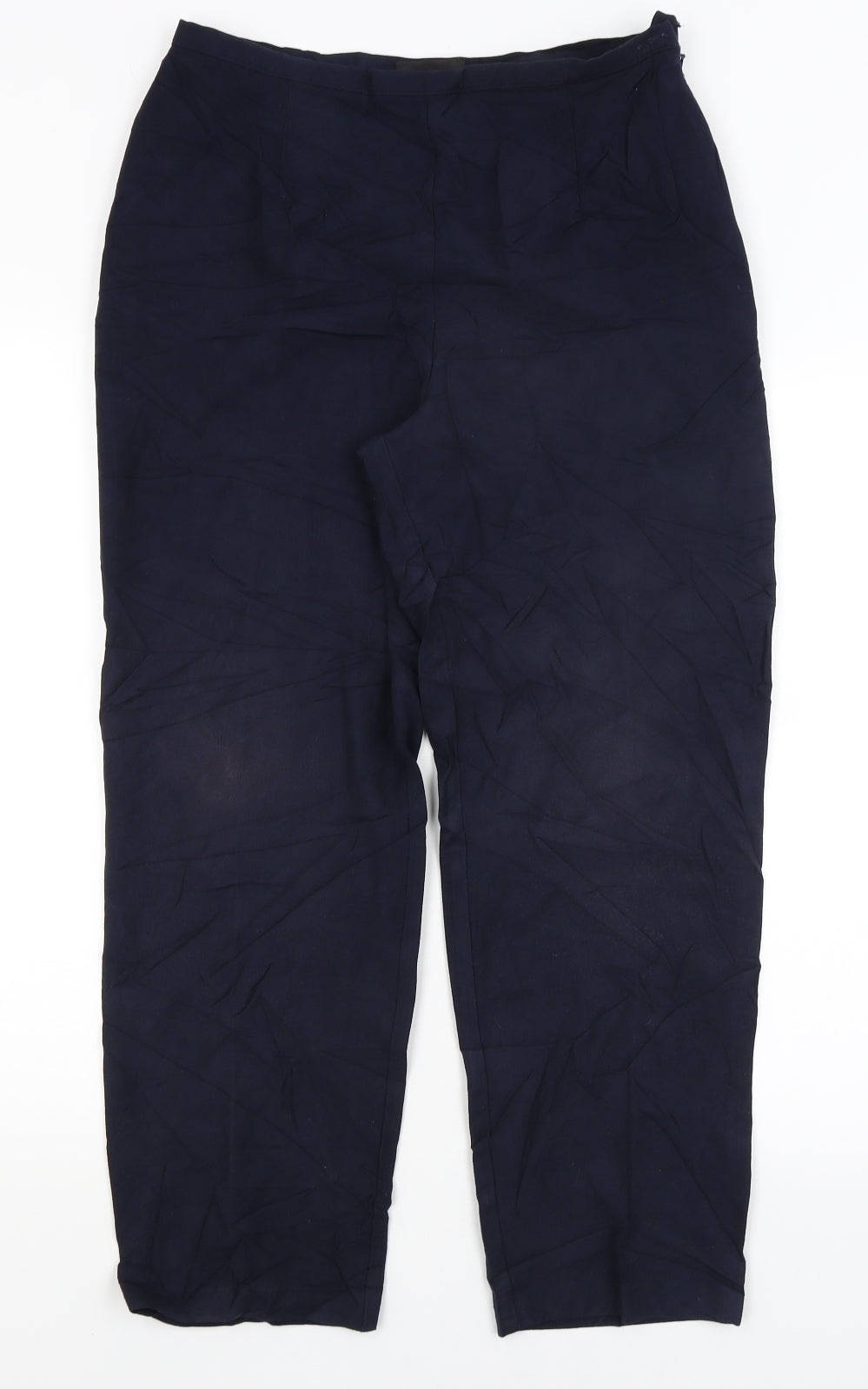 BHS Womens Blue   Trousers  Size 14 L26 in