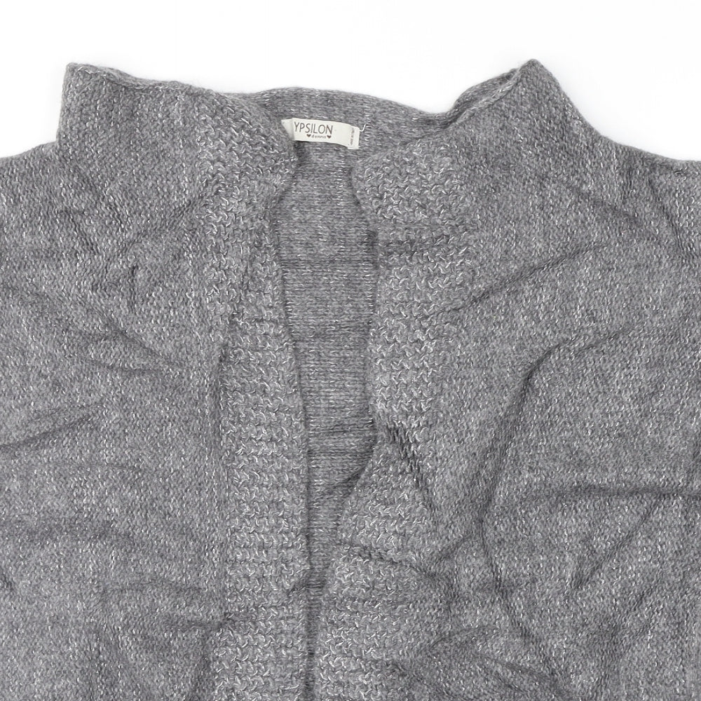 YPSILON Womens Grey   Cardigan Jumper Size 12