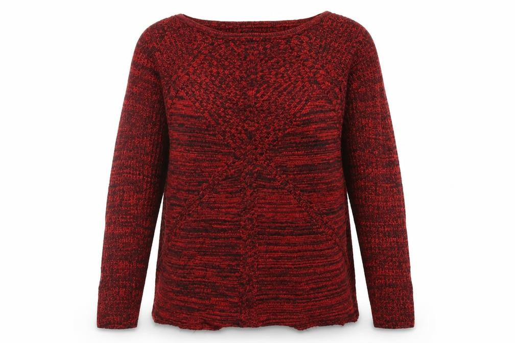 Design 365 Womens Red   Pullover Jumper Size M