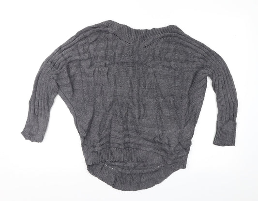New Look Womens Grey   Pullover Jumper Size M