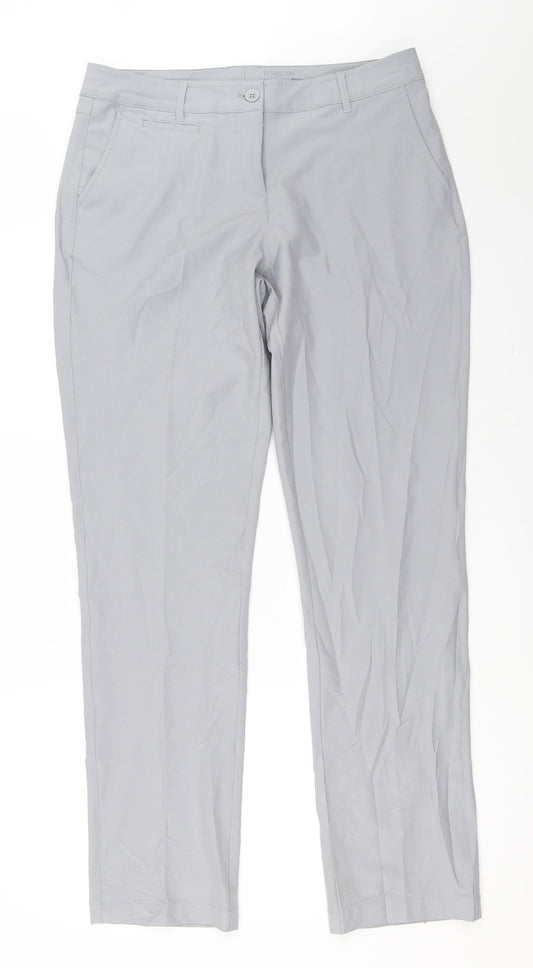 Lesmart Womens Grey   Trousers  Size 10 L32 in