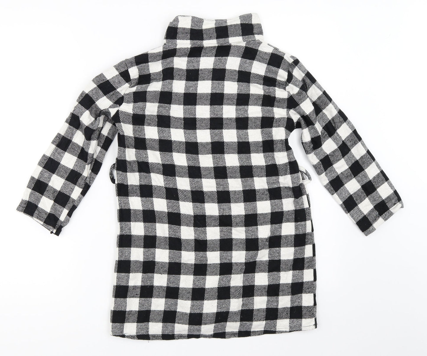 Mini Me Girls Black Check  Shift  Size 9-10 Years