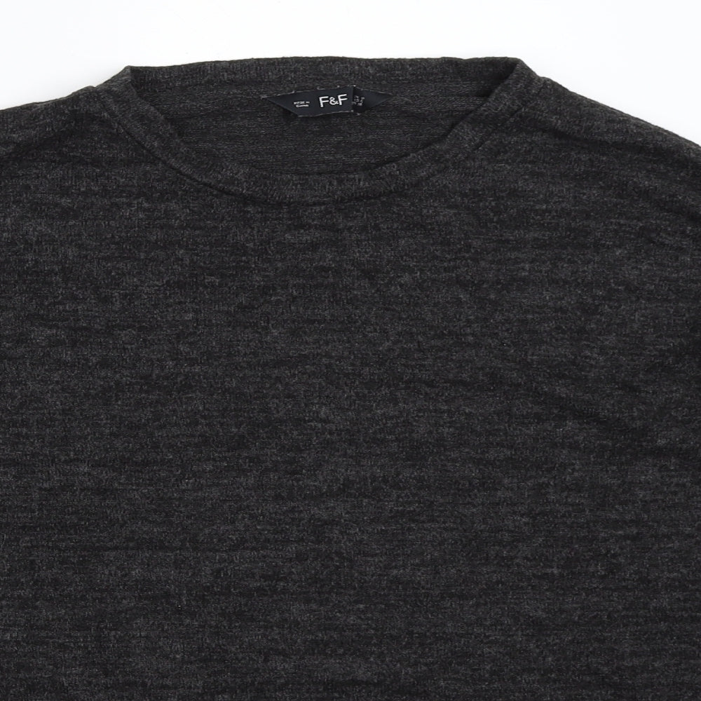 F&F Womens Grey   Pullover Jumper Size 10