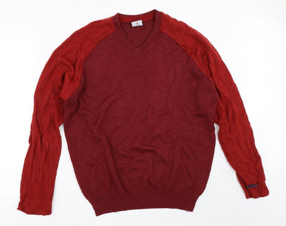 Vans Mens Red   Pullover Jumper Size L