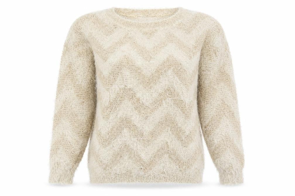 Katsuiti Womens Beige   Pullover Jumper Size M