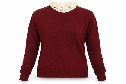 H&M Womens Red   Pullover Jumper Size S
