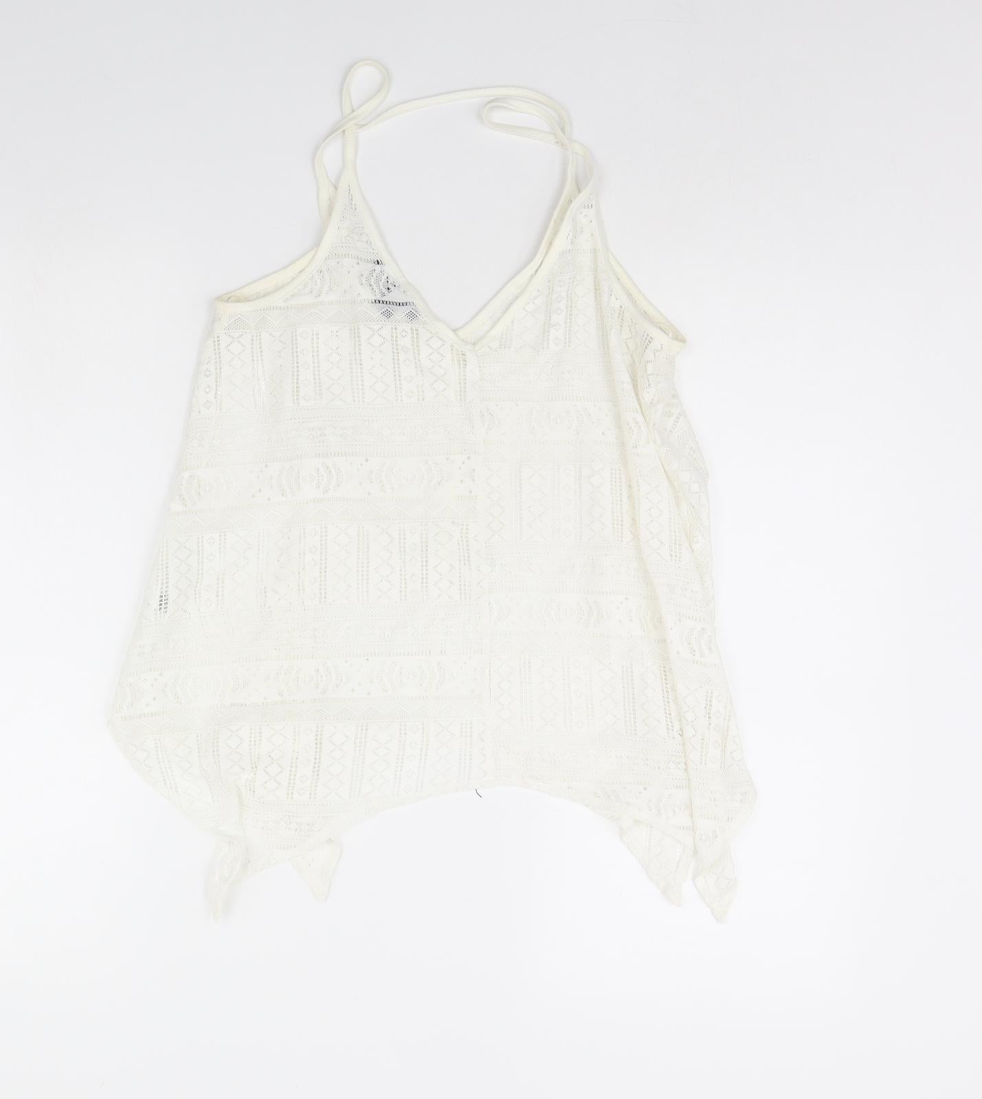 Atmosphere Womens Ivory   Basic Tank Size 8