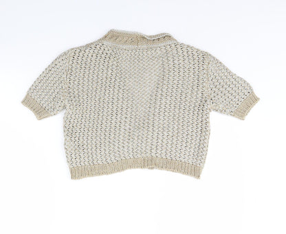 Marks & Spencer Womens Gold   Jacket  Size 12