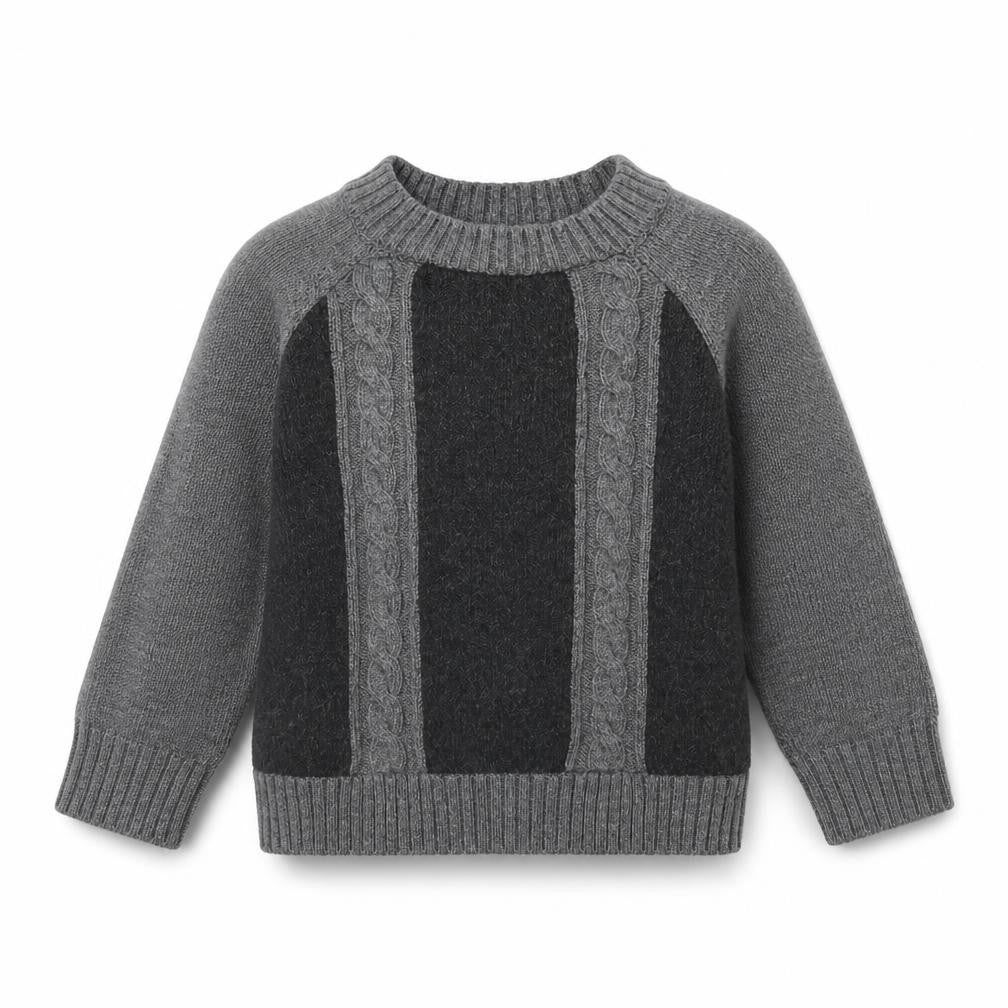 Nicholas Girls Grey   Pullover Jumper Size 2 Years